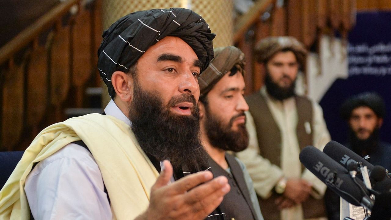 Taliban spokesperson Zabihullah Mujahid. Credit: AFP Photo