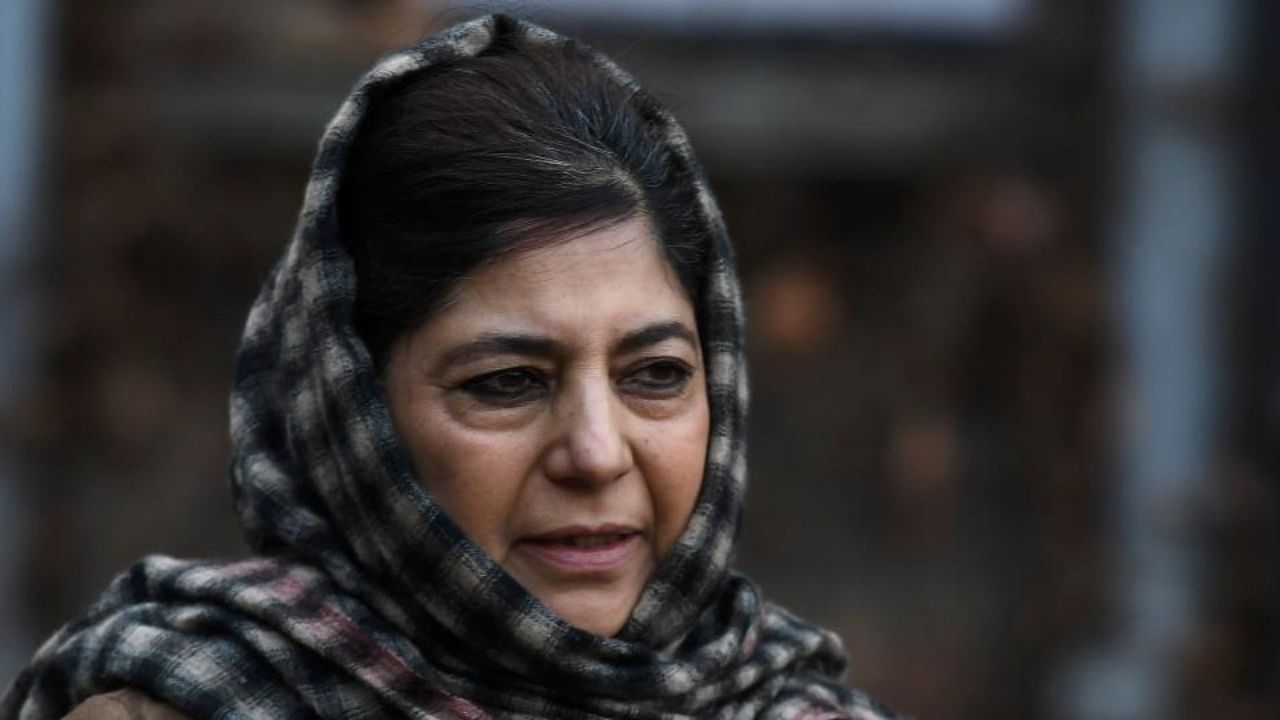 Mehbooba Mufti. Credit: AFP file photo