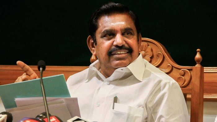 K Palaniswami. Credit: PTI File Photo