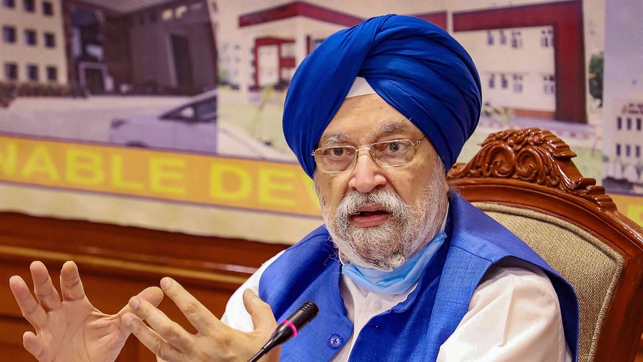 Union Minister Hardeep Singh Puri. Credit: PTI Photo