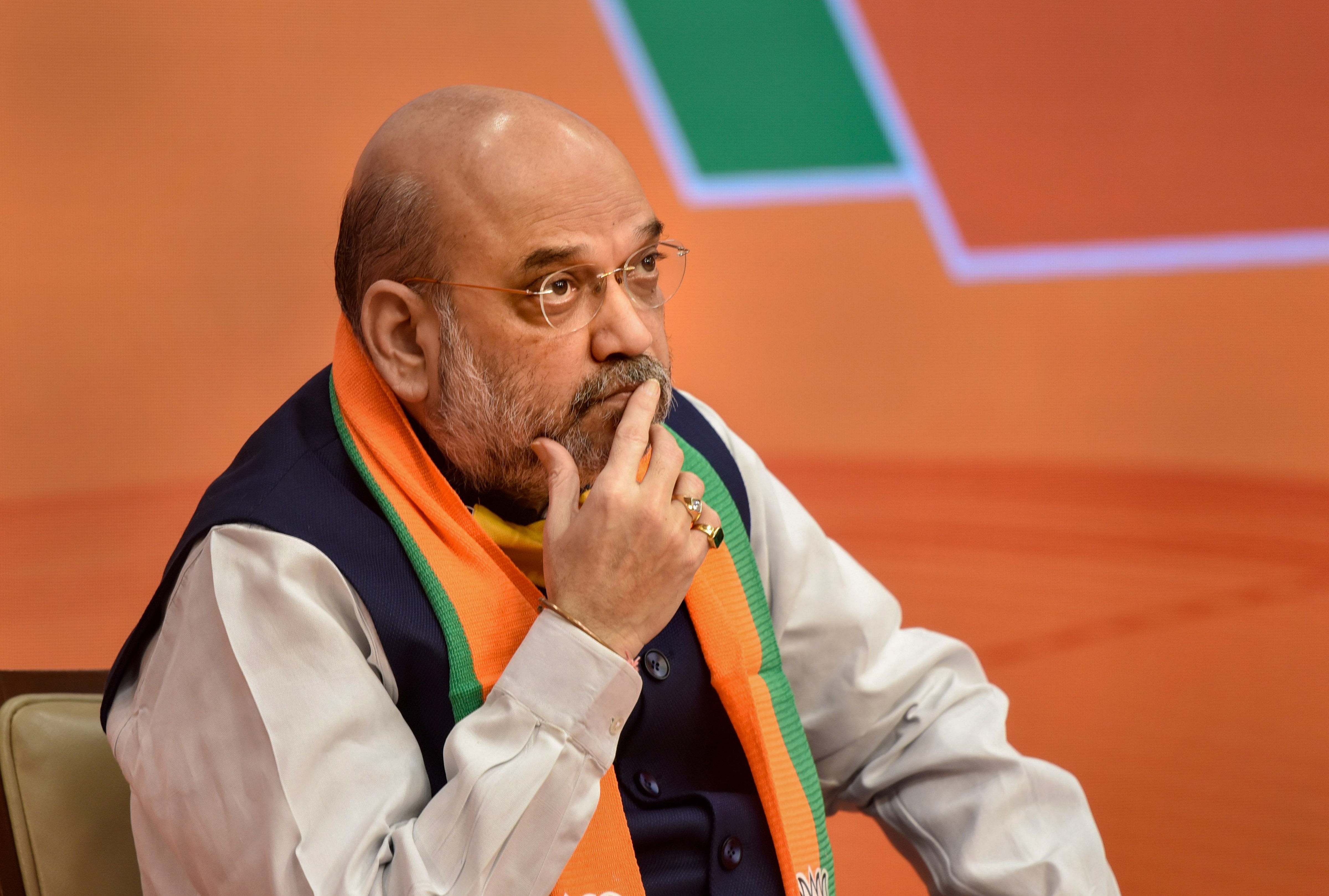 Union Home Minister and senior BJP leader Amit Shah. Credits: PTI Photo