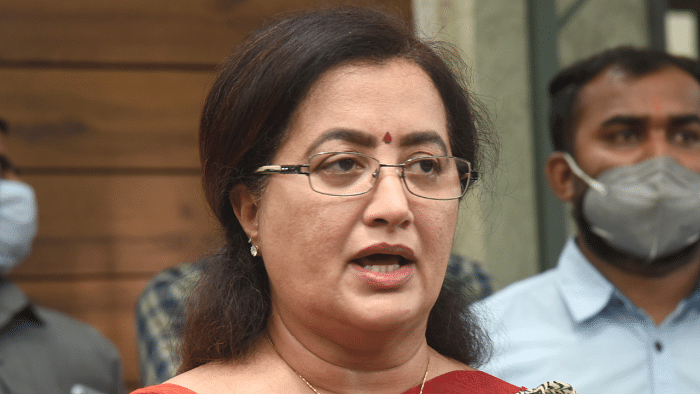 Mandya MP Sumalatha file photo. Credit: DH Photo