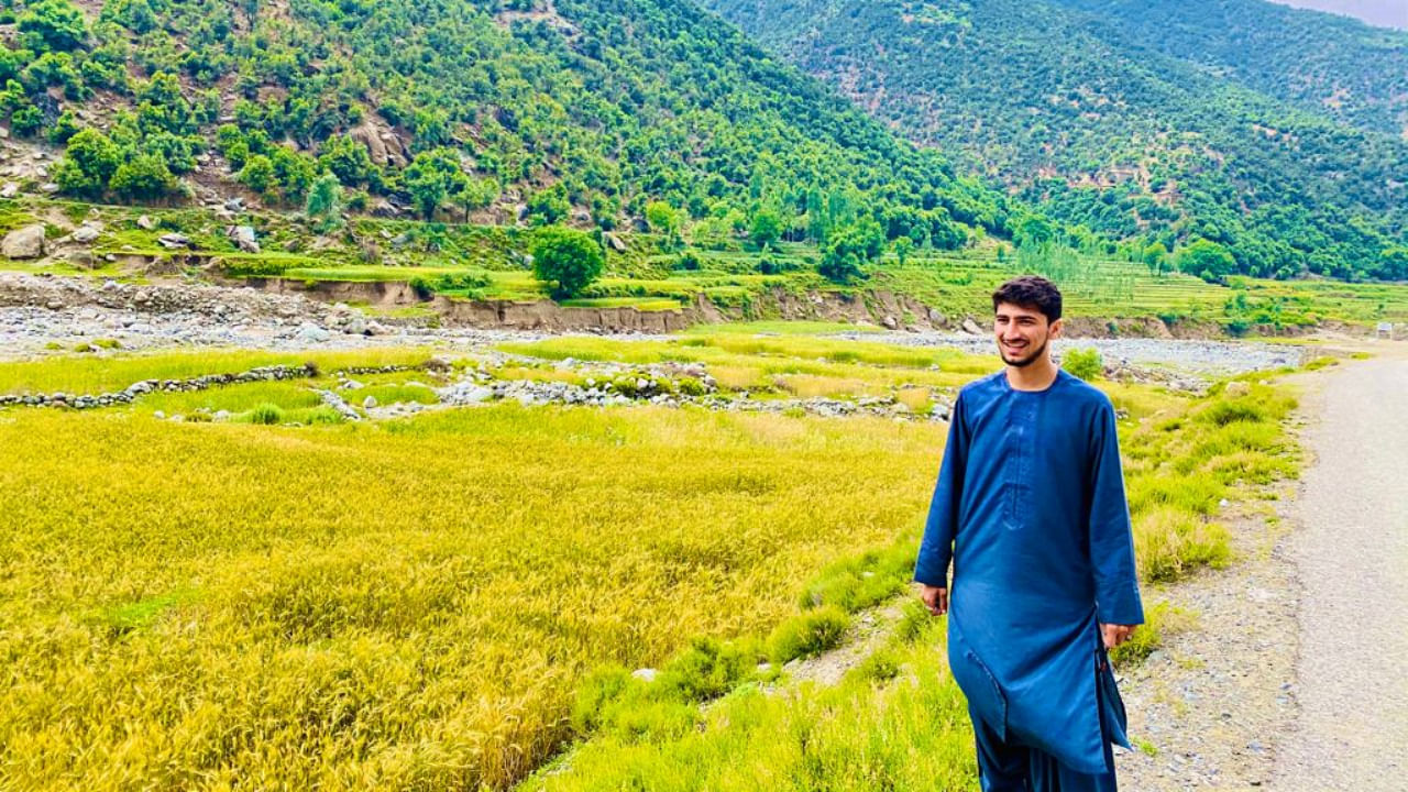 Romaan Rashid Sherzad in the Nangarhar province of Afghanistan. Credit: Romaan Rashid Sherzad