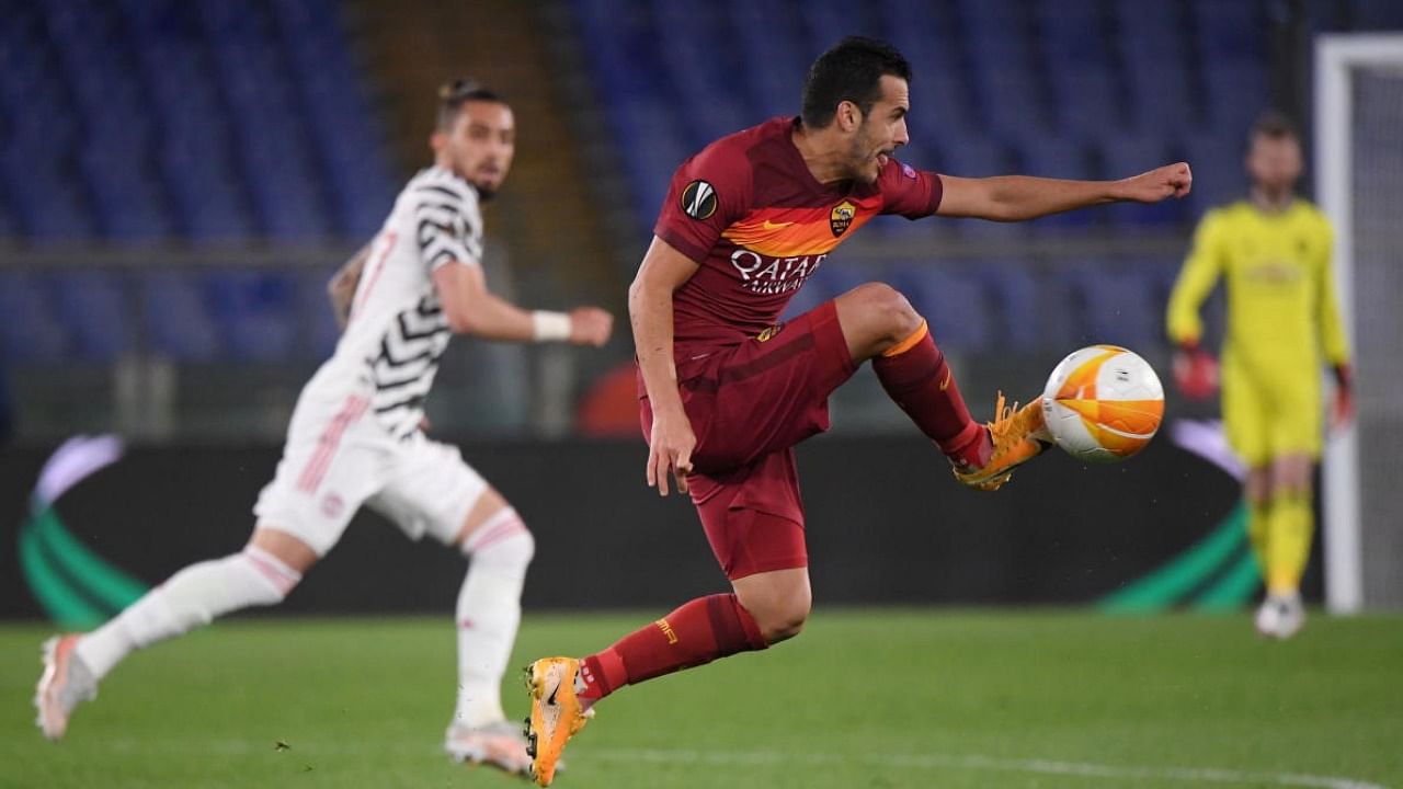 Roma's Pedro in action. Credit: Reuters Photo
