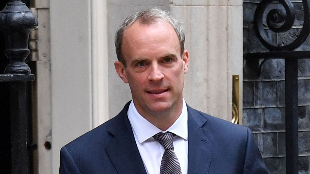 Britain's Foreign Secretary Dominic Raab. Credit: AFP Photo