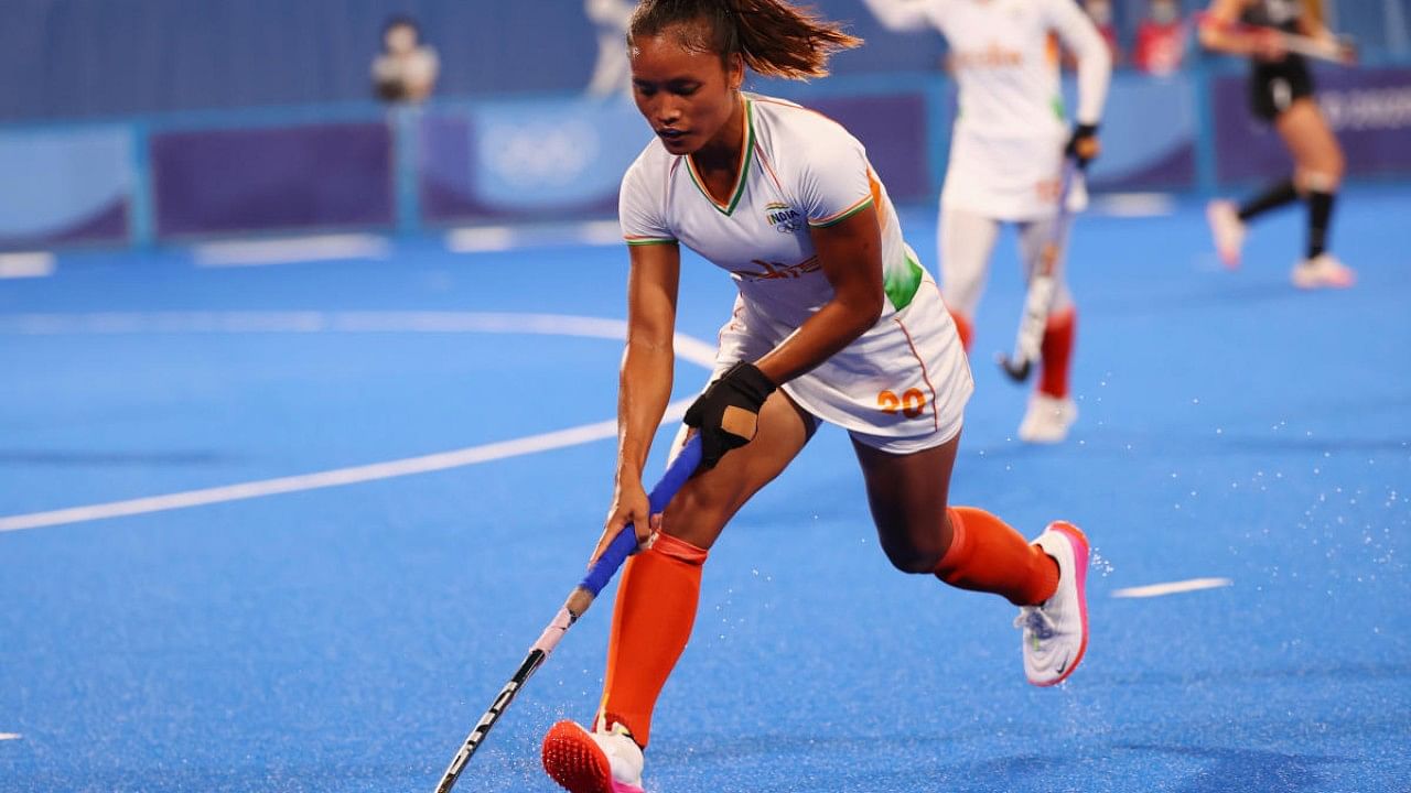 Indian hockey player Lalremsiami. Credt: Reuters Photo