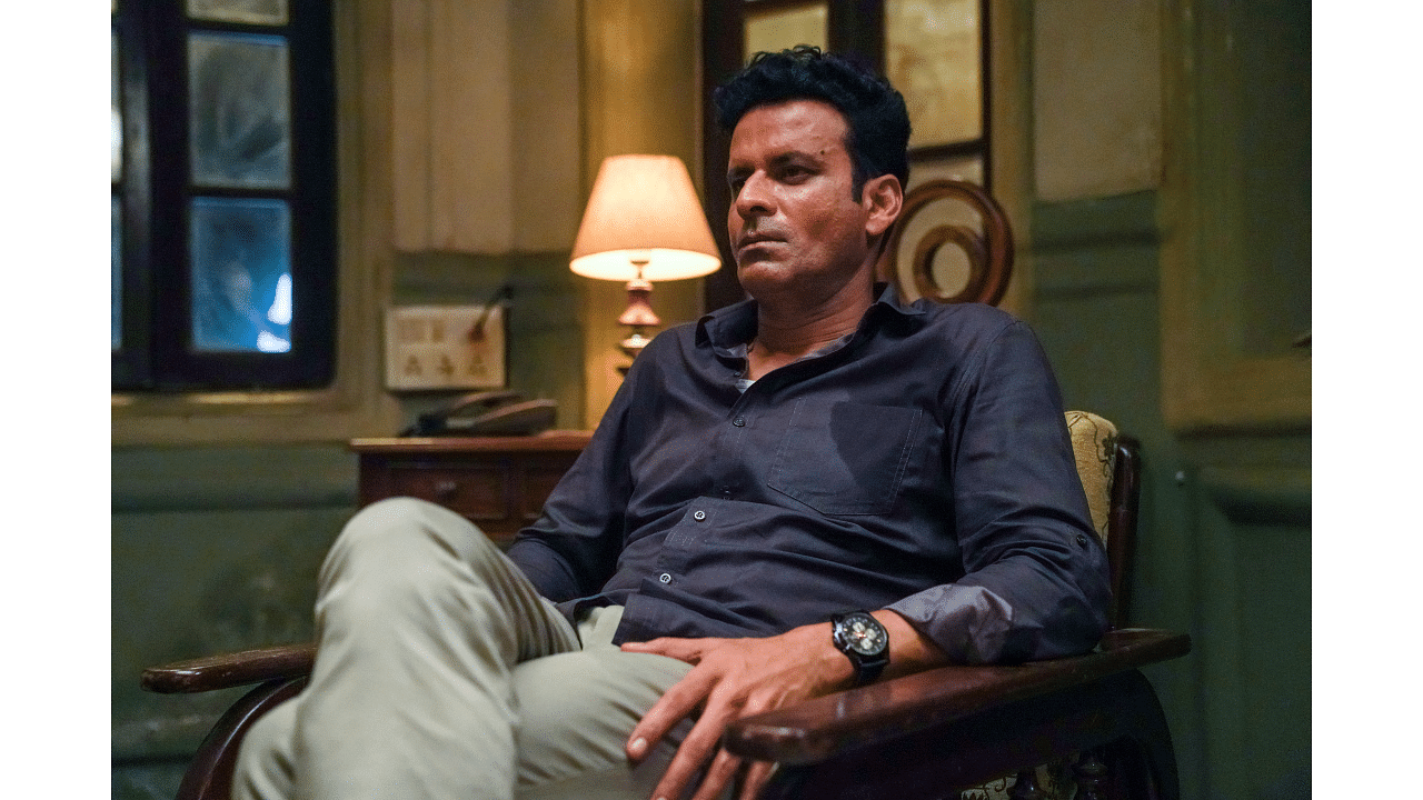 Manoj Bajpayee in a still from 'The Family Man 2'. Credit: Amazon Prime Video