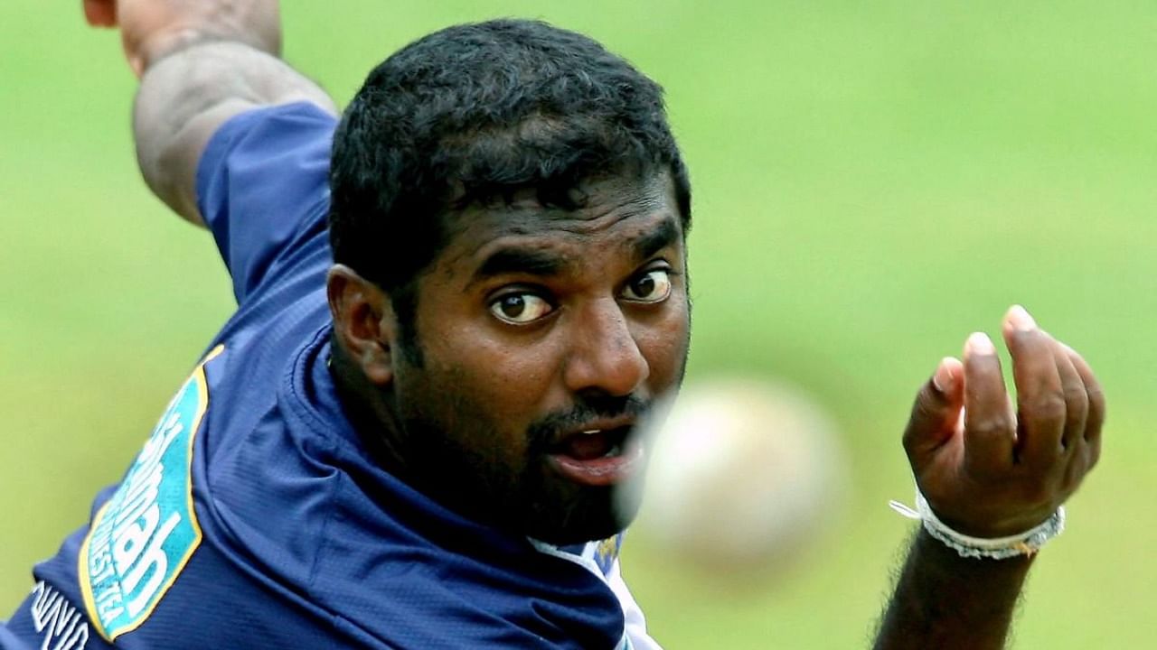 Muttiah Muralitharan. Credit: AFP file photo