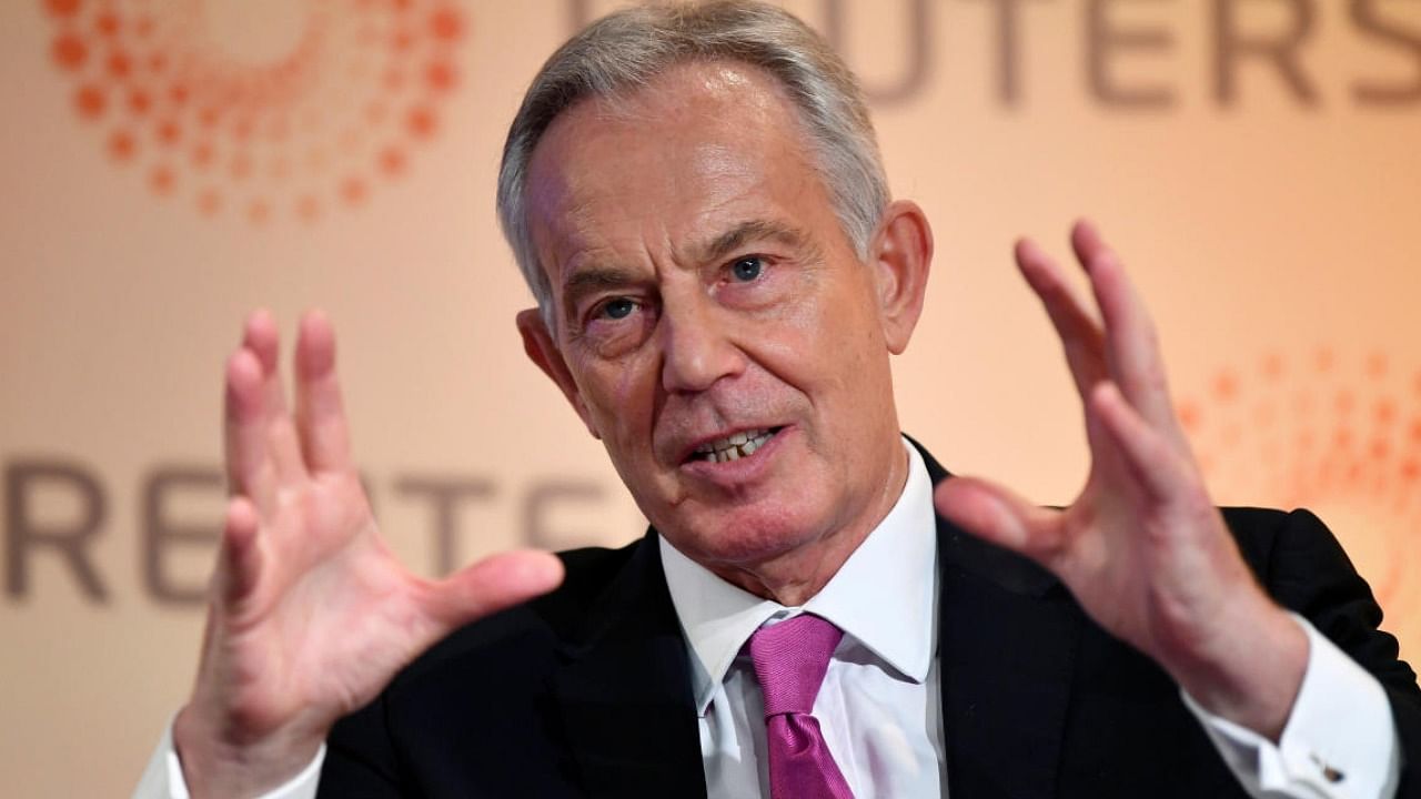 Former British PM Blair. Credit: Reuters Photo