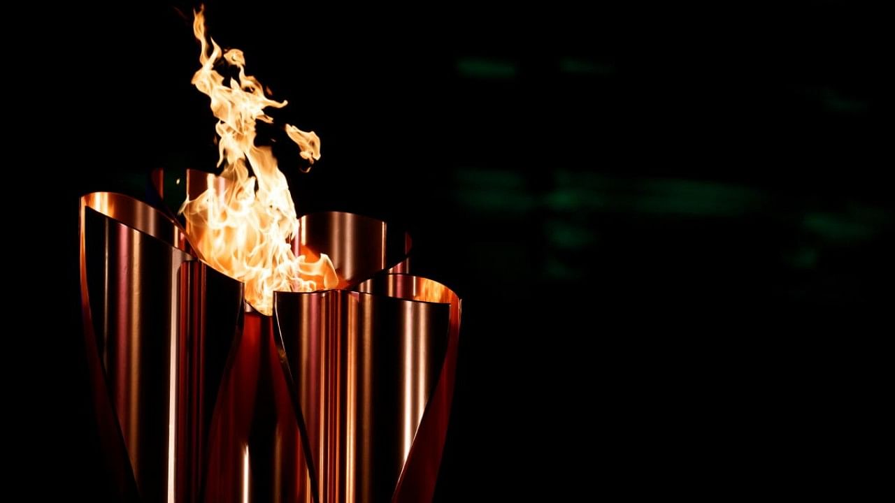 The Tokyo 2020 Paralympic flame. Credit: Reuters Photo