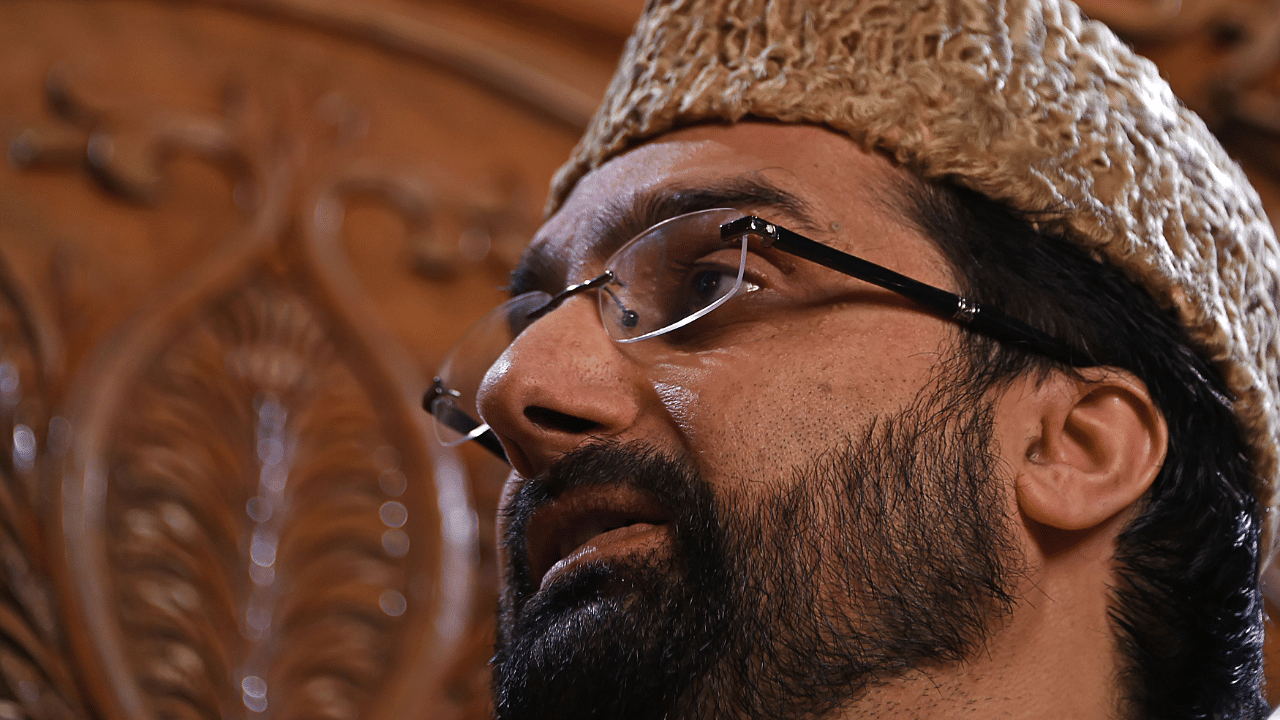 Kashmirs chief priest and chairman of the All Parties Hurriyat Conference (APHC), Mirwaiz Umar Farooq. Credit: AFP Photo
