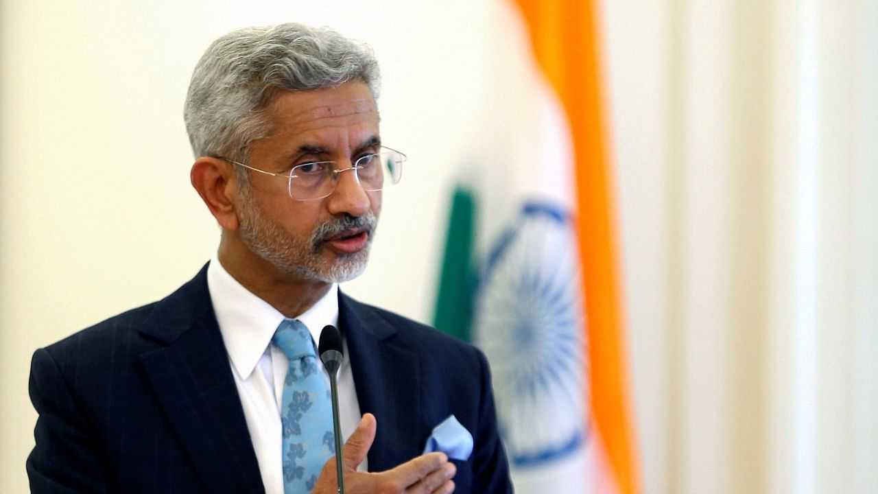 External Affairs Minister S Jaishankar. Credit: Reuters Photo