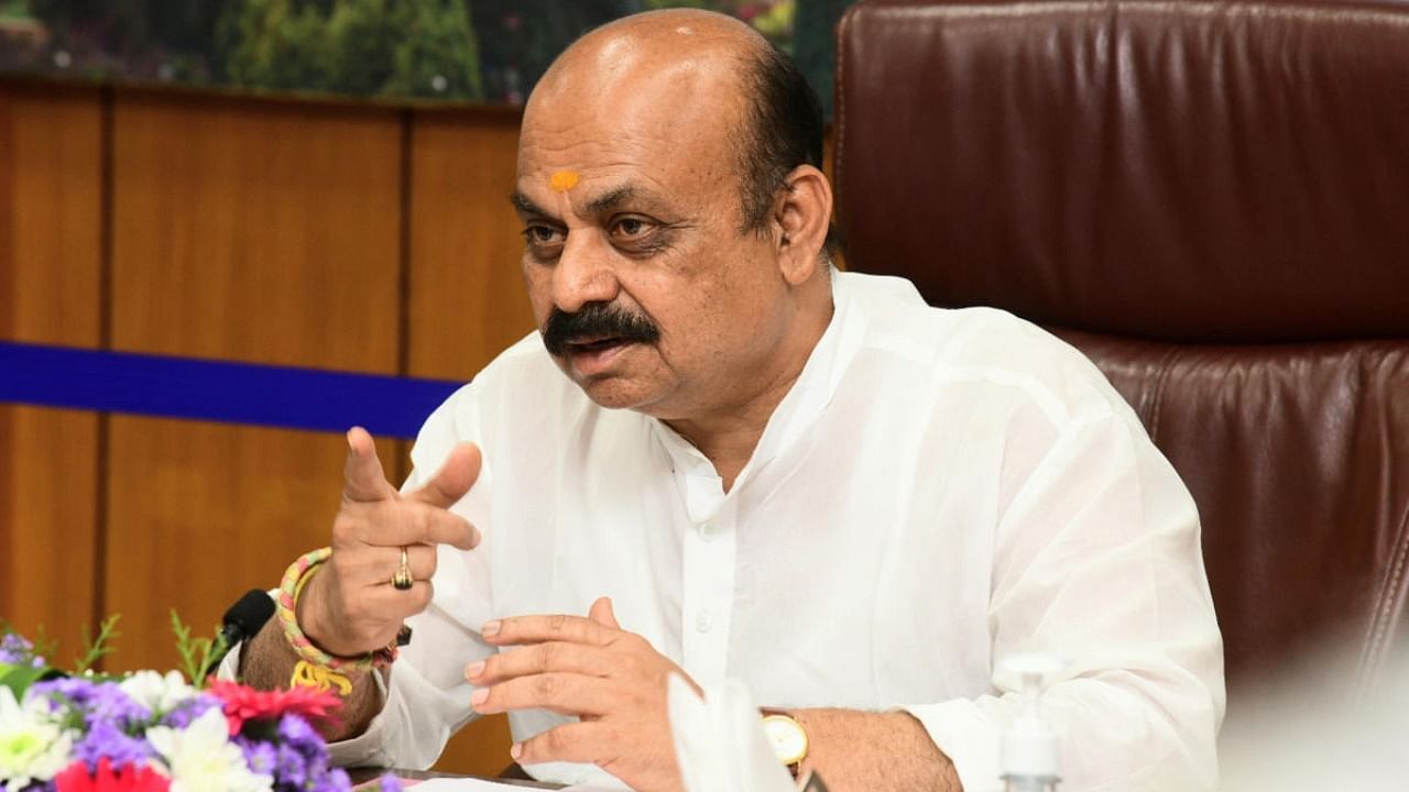 Karnataka CM Basavaraj Bommai. Credit: DH Photo