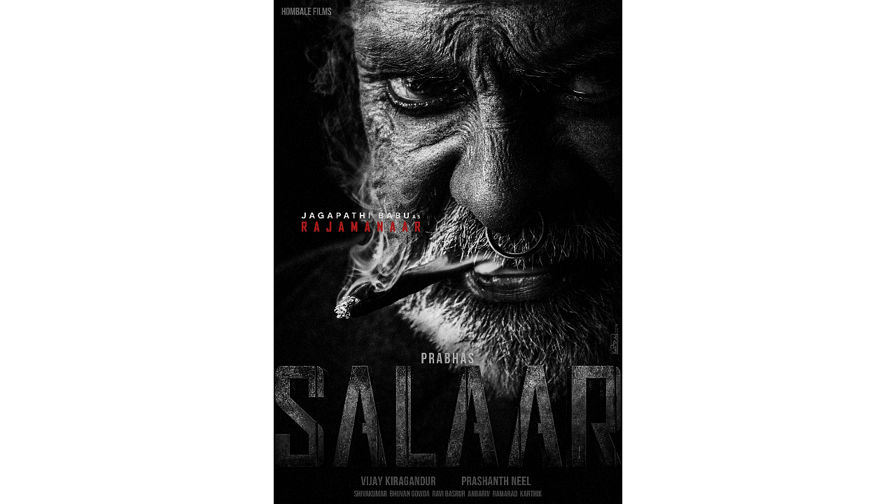 Jagapathi Babu in 'Salaar''. Credit: Twitter/@prashanth_neel