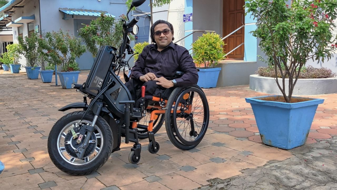 NeoMotion's NeoBolt wheelchair. Credit: DH Photo