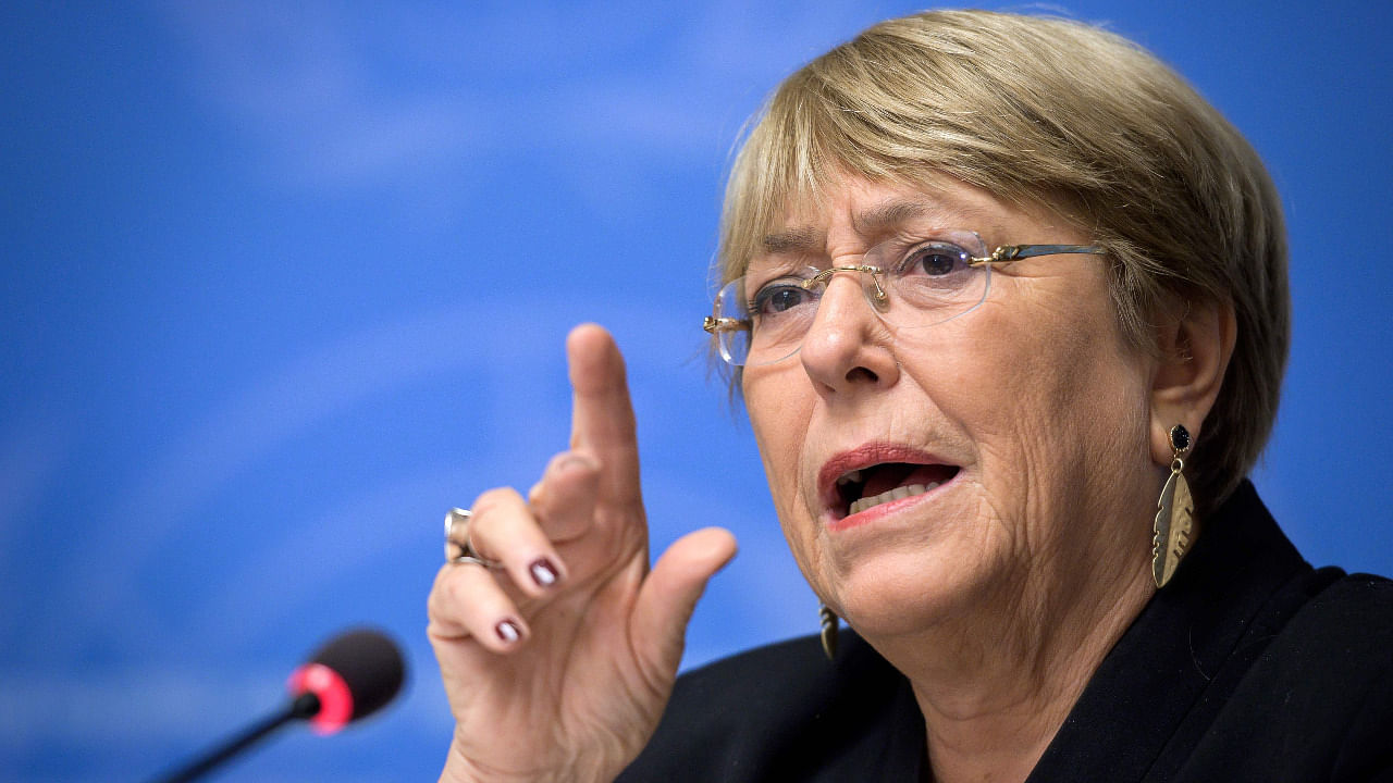 UN Human Rights High Commissioner Michelle Bachelet. Credit: AFP Photo