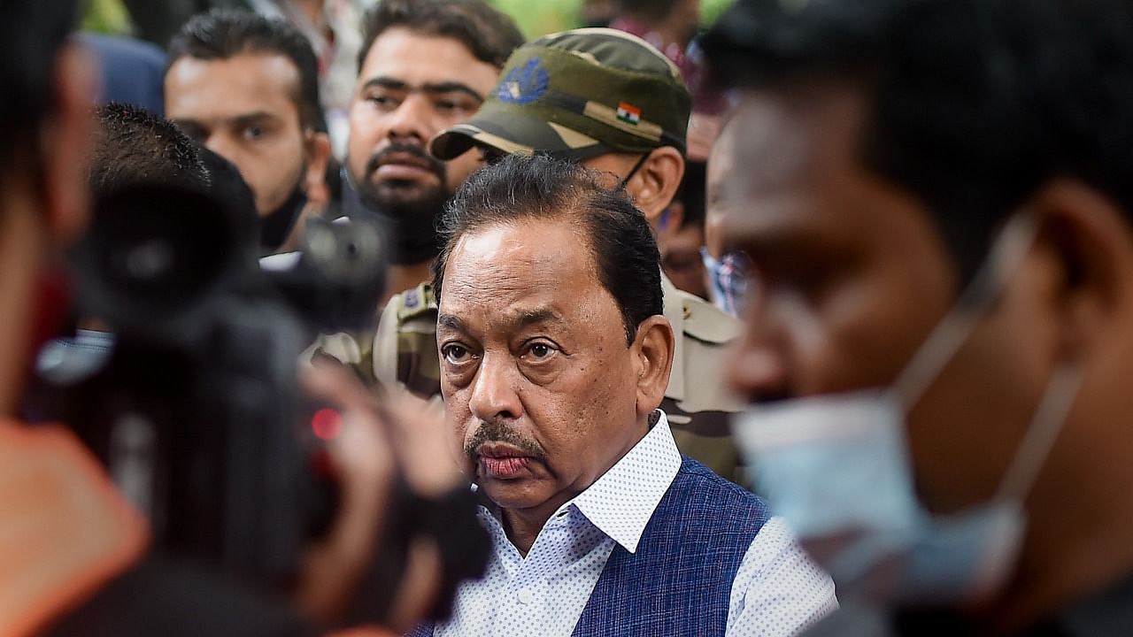 Narayan Rane in Mumbai. Credit: PTI Photo