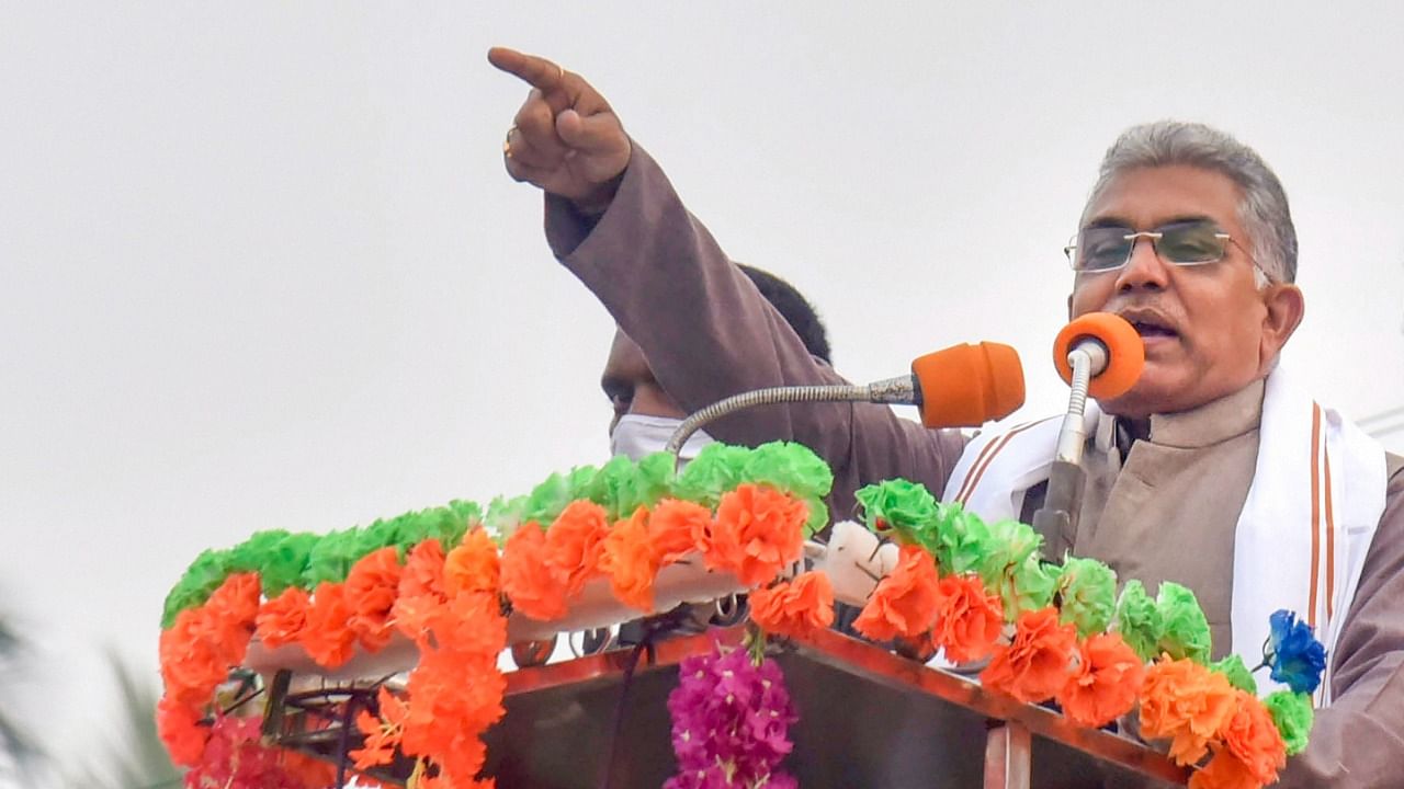 BJP State President Dilip Ghosh. Credit: PTI File Photo