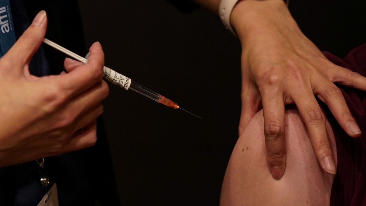 The study was based on data from more than a million app users, comparing self-reported infections in vaccinated participants with cases in an unvaccinated control group.. Credit: Reuters Photo