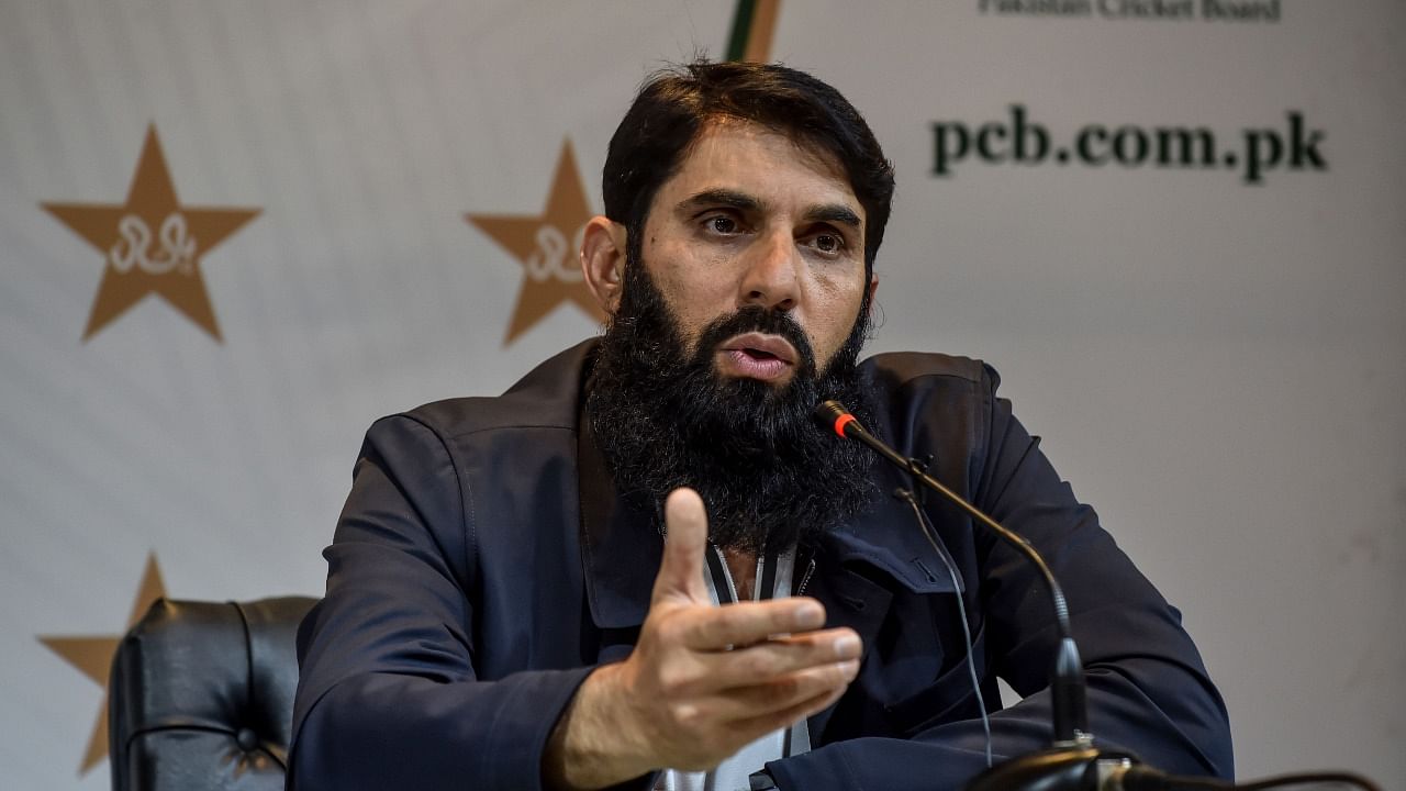 Pakistan head coach Misbah-ul-Haq. Credit: AFP File Photo