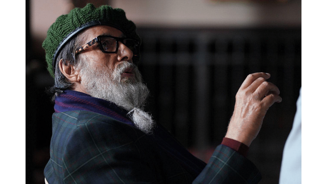 Amitabh Bachchan in a still from 'Chehre'. Credit: IMDb