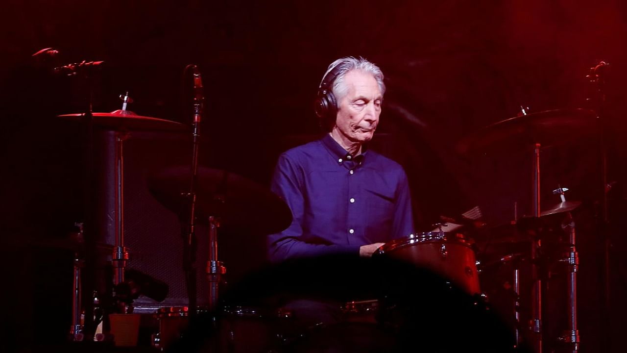 Charlie Watts of the Rolling Stones performs during a concert. Credit: Reuters Photo