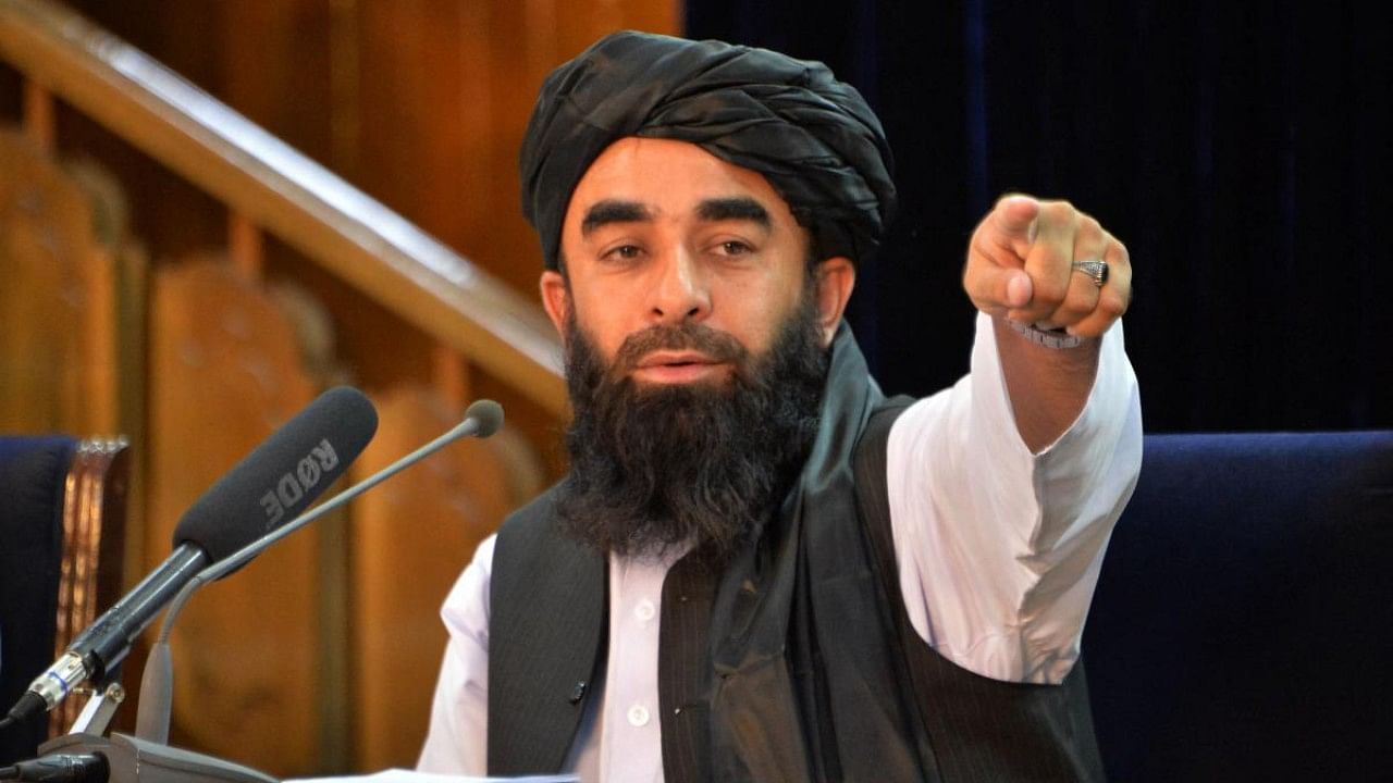 Taliban spokesperson Zabihullah Mujahid. Credit: AFP File Photo