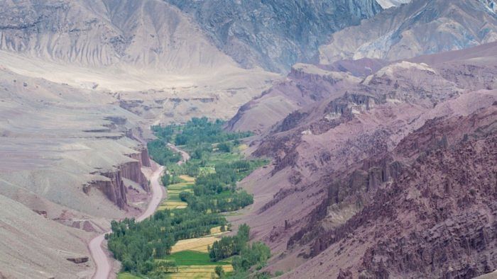 Copper and Iron deposits in the Bamiyan mountains, Afghanistan. Credit: iStock Photo
