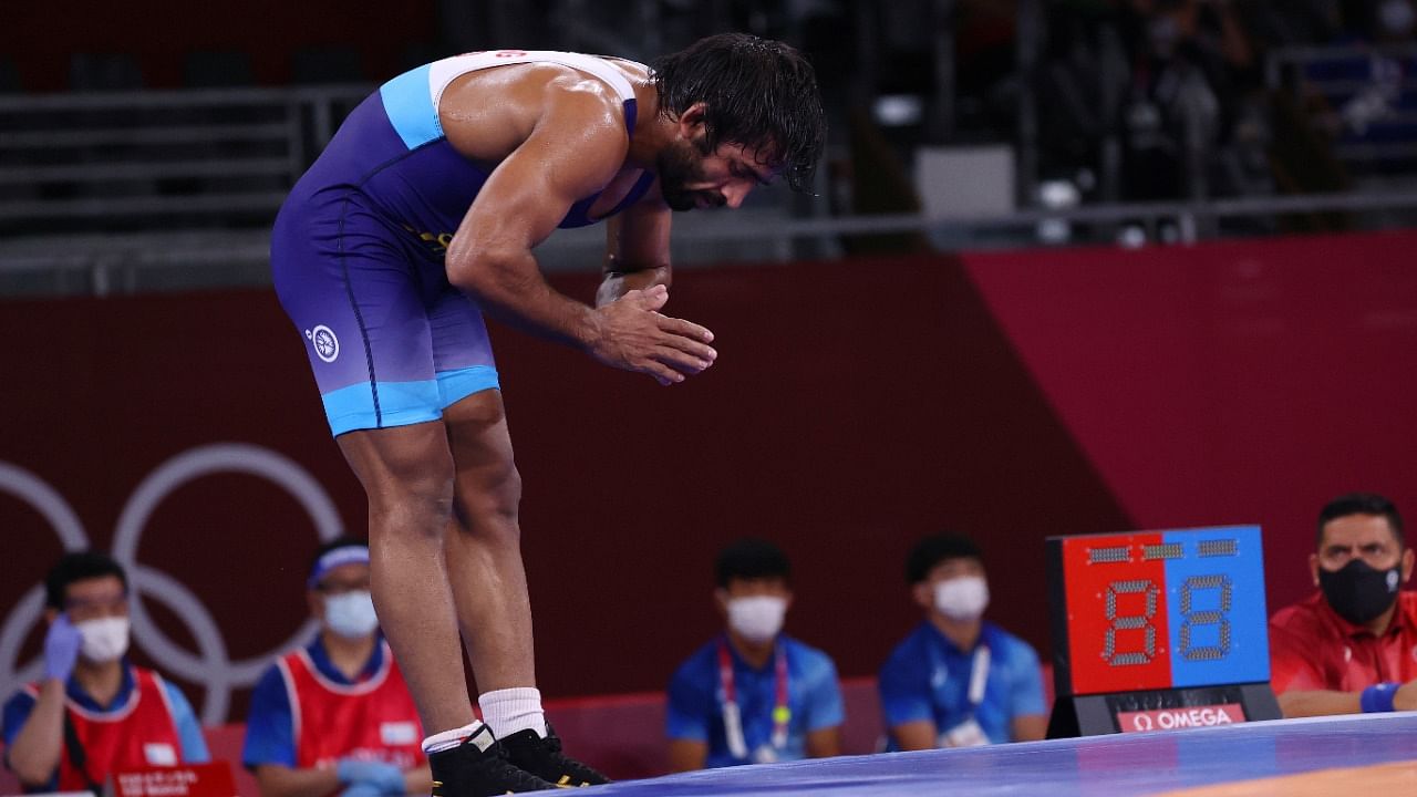Ace Indian wrestler Bajrang Punia. Credit: Reuters File Photo