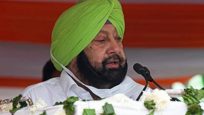  Punjab chief minister Captain Amarinder Singh. Credit: AFP File Photo