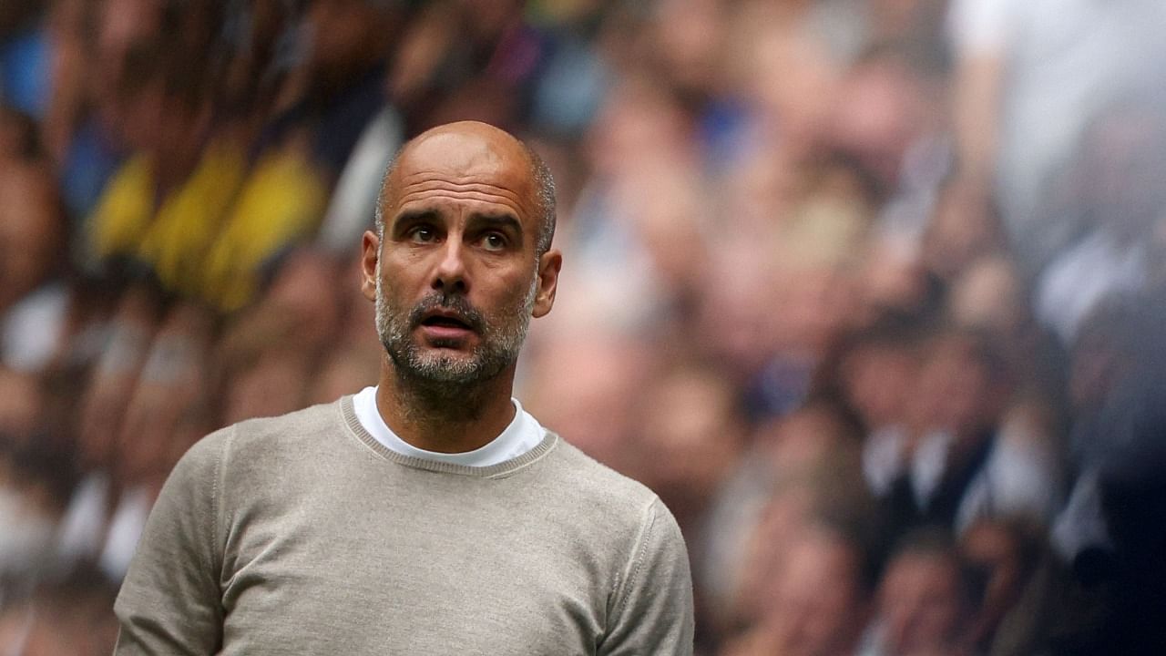 Manchester City manager Pep Guardiola. Credit: AFP File Photo