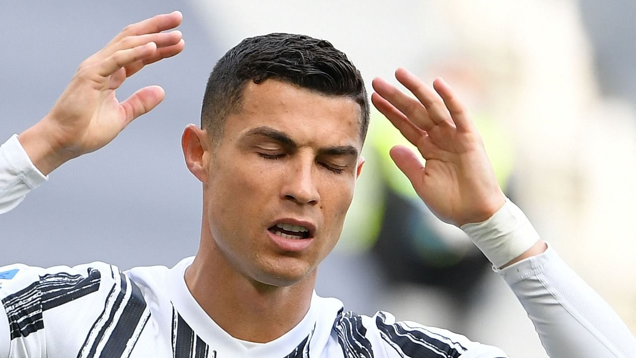 Cristiano Ronaldo has decided he no longer wants to play for Juventus, coach Massimiliano Allegri revealed on August 27, 2021, as rumours of an imminent move to Manchester City gather pace. Credit: AFP File Photo