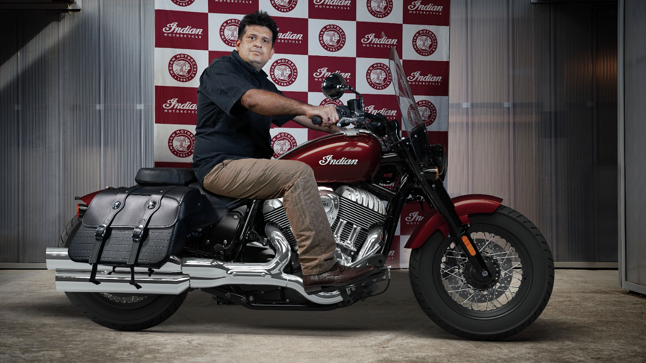 Lalit Sharma, Country Manager, Polaris India Pvt. Ltd. during the launch. Credit: DH Photo
