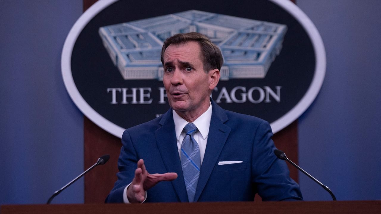 Pentagon spokesperson John Kirby. Credit: AFP Photo
