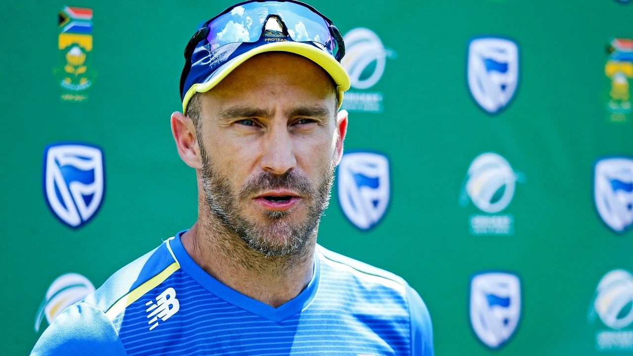 Former South Africa skipper Faf du Plessis. Credit: AFP File Photo