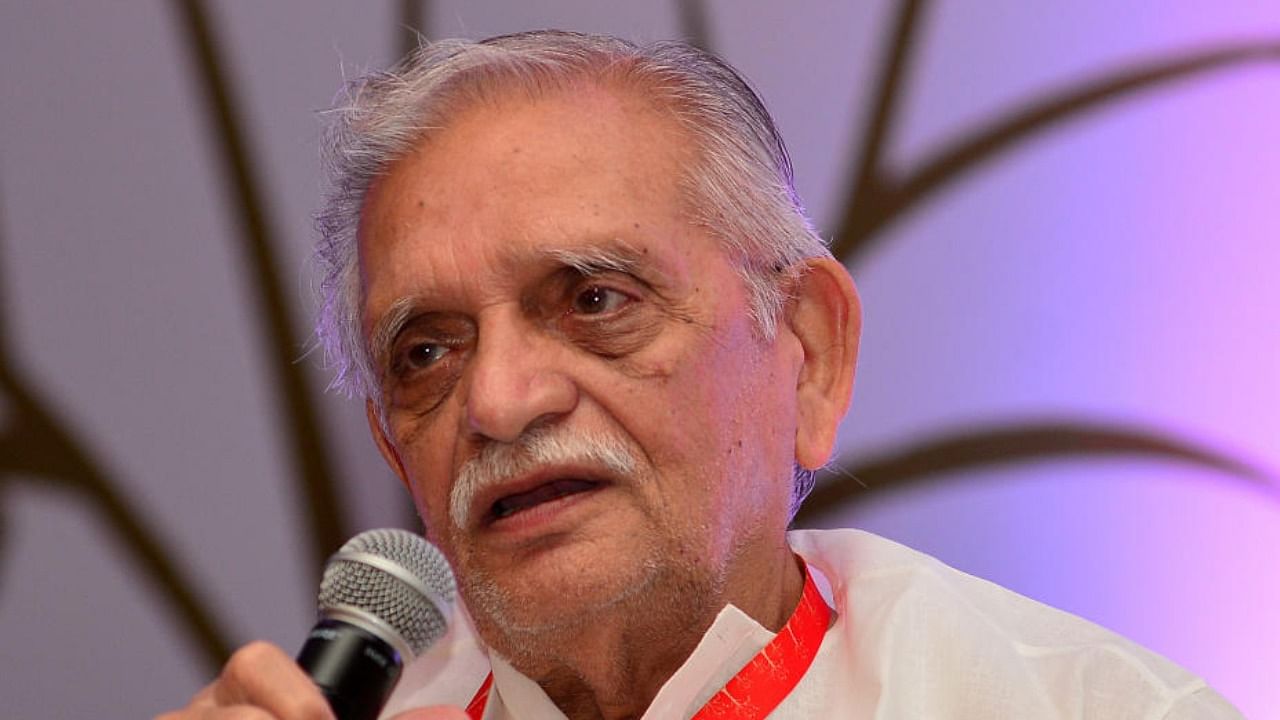 Gulzar, who began his career as a lyricist in Bimal Roy’s ‘Bandini’, has won five National Awards. Credit: DH file photo