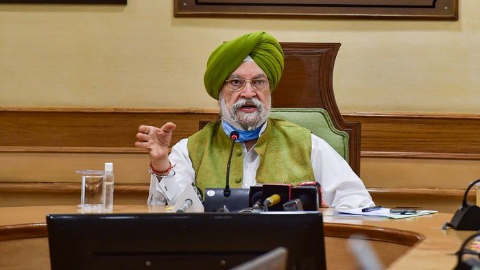 Minister for petroleum and natural gas Hardeep Singh Puri. Credit: PTI Photo