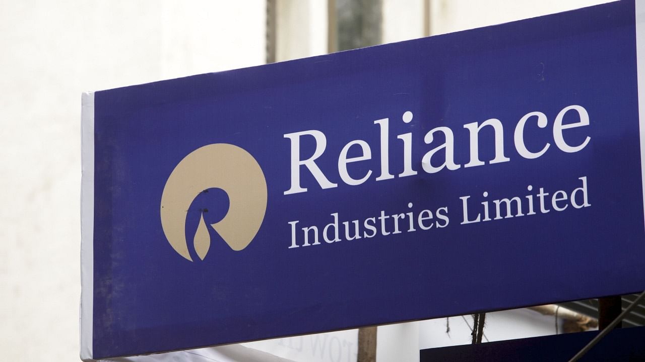 The logo of Reliance Industries. Credit: Reuters Photo