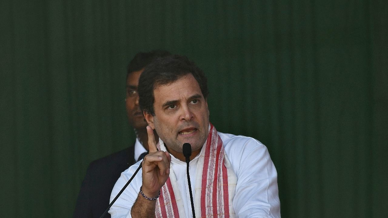 Congress leader Rahul Gandhi. Credit: Reuters Photo