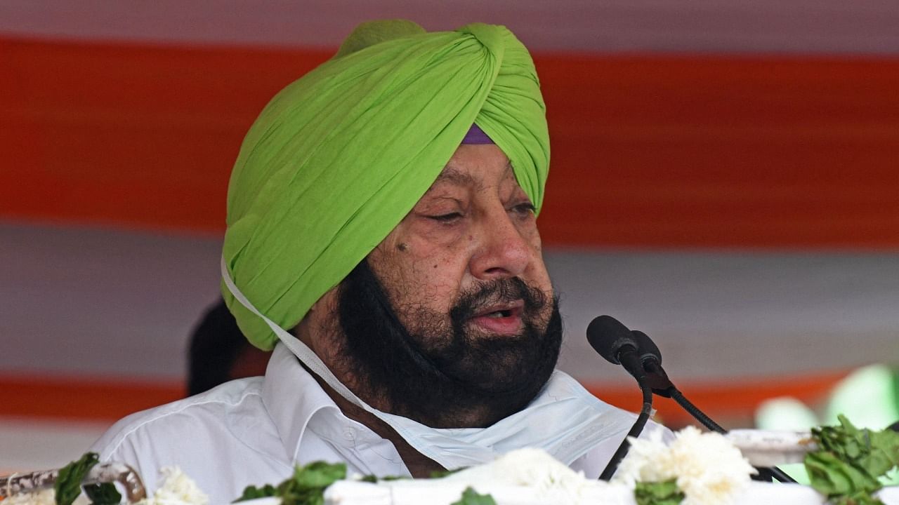 Punjab Chief Minister Amarinder Singh. Credit: AFP Photo