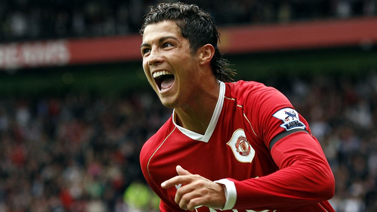 Ronaldo playing for Manchester United in 2006. Credit: AFP File Photo