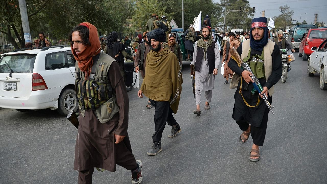 Taliban fighters. Credit: AFP Photo