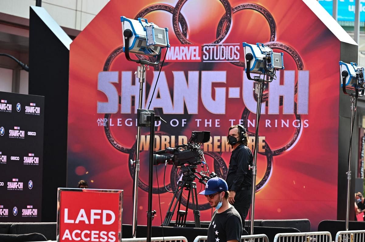 The world premiere of Marvel’s "Shang-Chi and the Legend of the Ten Rings" in Hollywood. Credit: AFP Photo