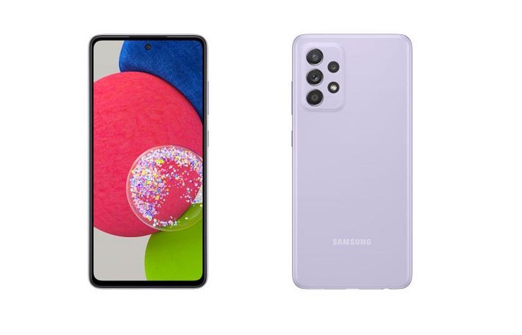 The new Galaxy A52s 5G launched in India. Credit: Samsung