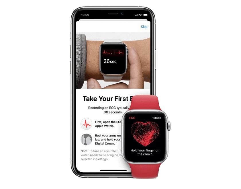 ECG app on Apple Watch. Credit: Apple