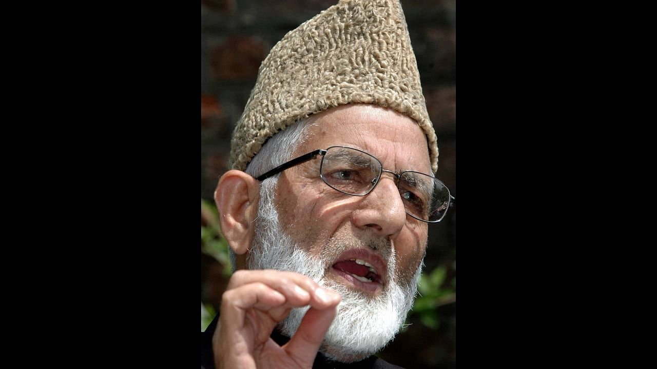 Syed Ali Geelani. Credit: PTI File Photo