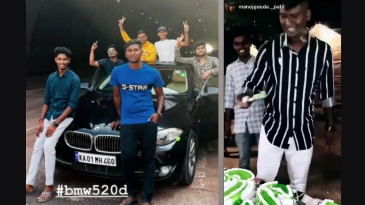 MLA's son took his friends for a joyride in his BMW 520d car after birthday celebrations, according to sources. Credit: Special Arrangement