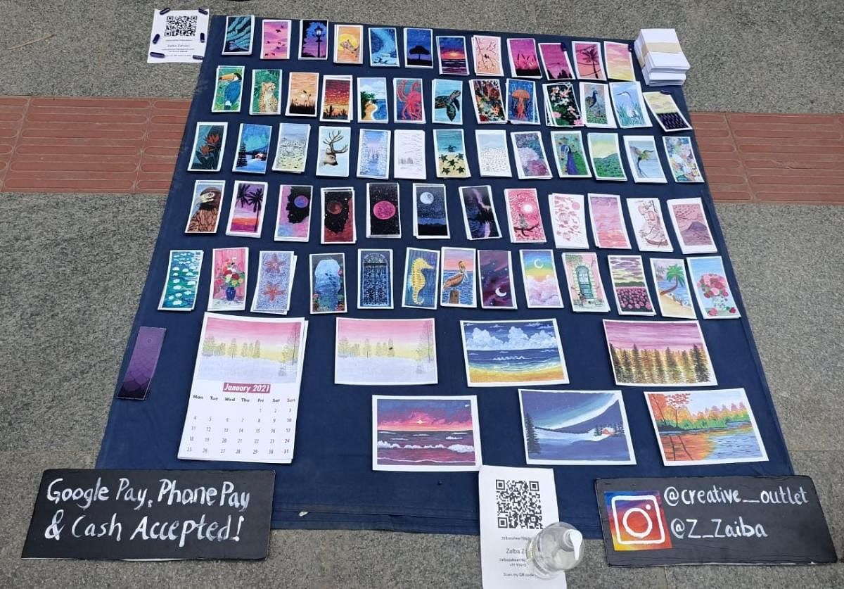 Pop-up stall at Church Street by Zaiba.