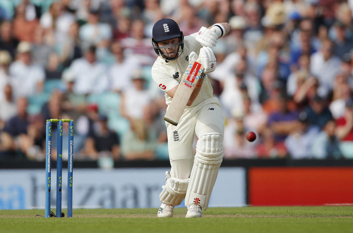 England's Ollie Pope in action. Credit: Reuters Photo