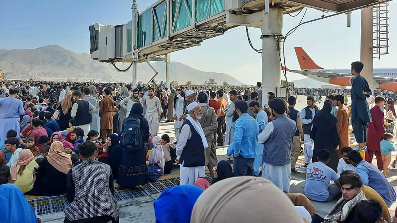 Most Afghan allies seeking to flee with the US withdrawal were unable to do so due to airport chaos, a senior official said on September 1, 2021 as he described being "haunted" by the choices. Credit: AFP Photo